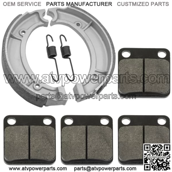 for Yamaha Big Bear 350 YFM350 1999 Front Brake Pads & Rear Brake Shoes - Image 4