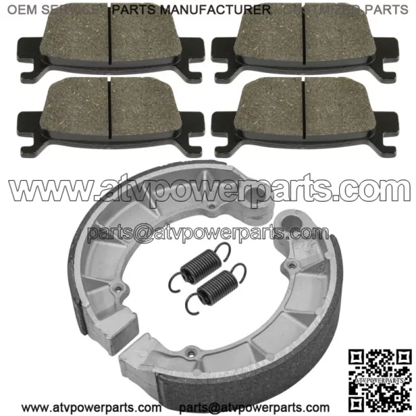 for Honda TRX500 Fe Fpe Foreman 4X4 2005-2011 Front & Rear Brake Pads Shoes - Image 4