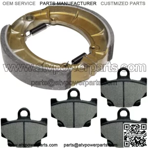 Front Brake Pads & Rear Shoes for Yamaha XJ750 XJ750D XJ750M Maxim 750 1981-83