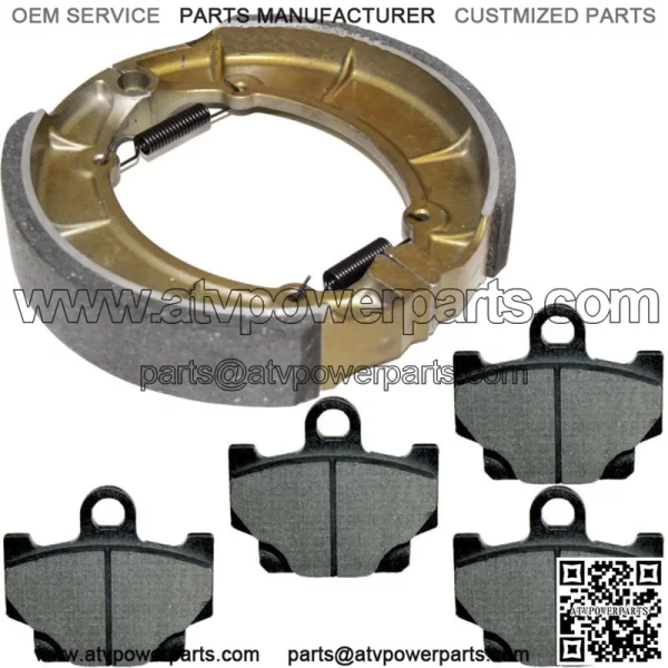 Front Brake Pads & Rear Shoes for Yamaha XJ750 XJ750D XJ750M Maxim 750 1981-83