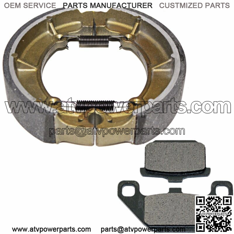 Front Brake Pads And Rear Brake Shoes for Kawasaki 454 Ltd EN450A 1985-1990