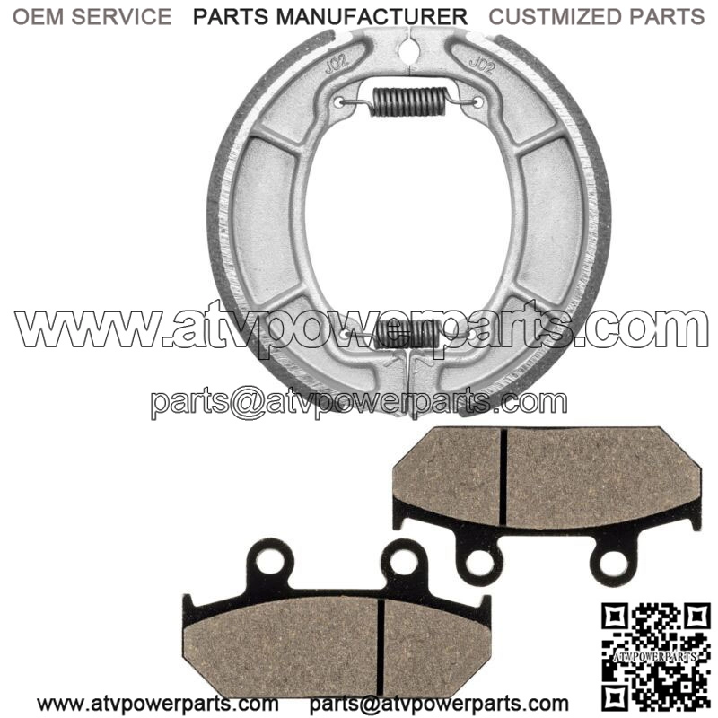 for Honda NX650 Nx 650 1988 1989 Front Brake Pads & Rear Brake Shoes