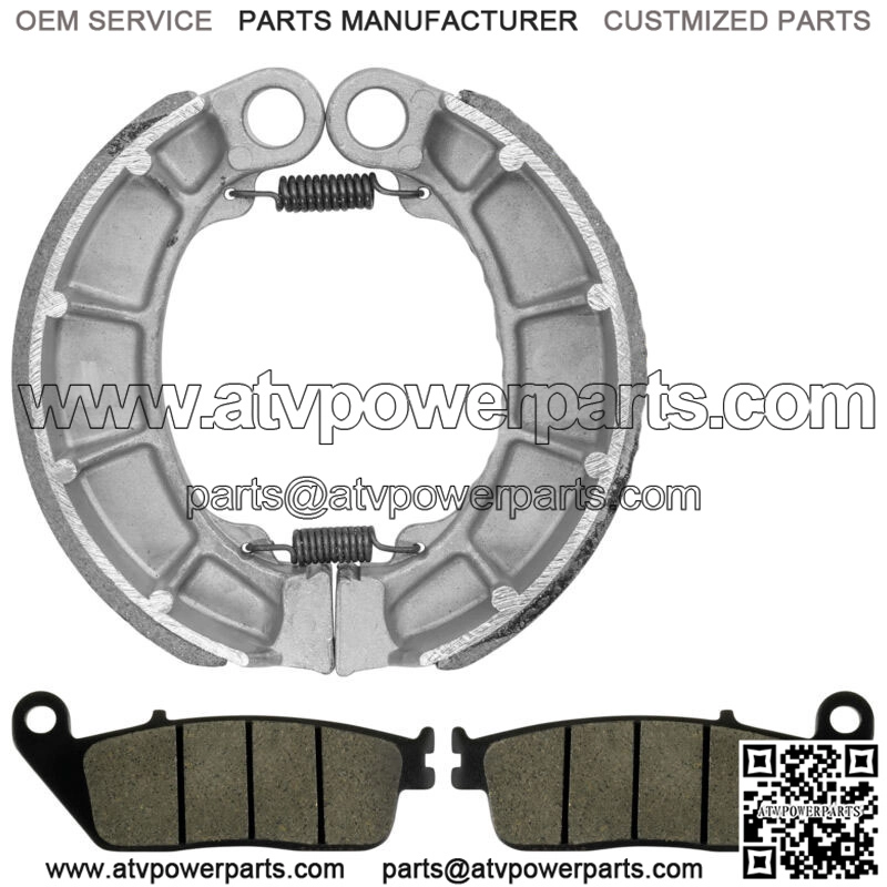 Front Brake Pads & Rear Shoes for Honda VT600Cd VT600Cd2 Shadow 600 VLX Deluxe