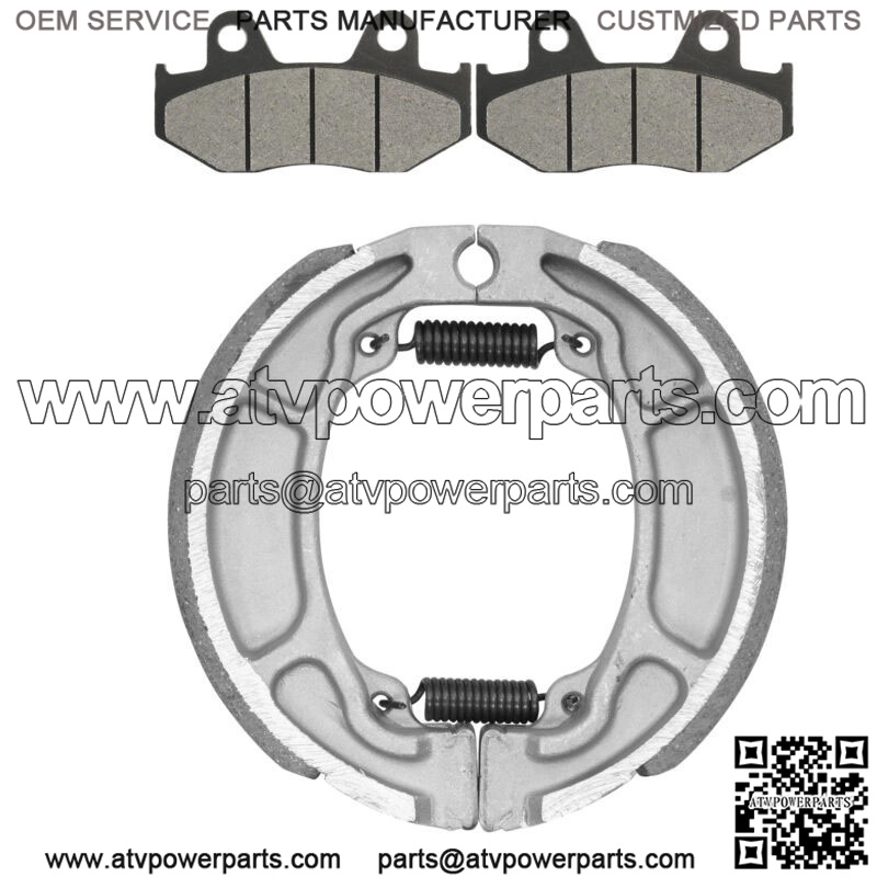 Front Brake Pads and Rear Brake Shoes for Honda FTR223 FTR 2000-2013