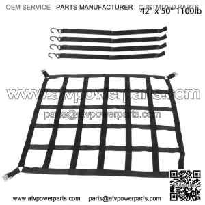 (42" x 50" ) Cargo Net Capacity 1100LBS Truck Bed Cargo Net With Cam Buckles