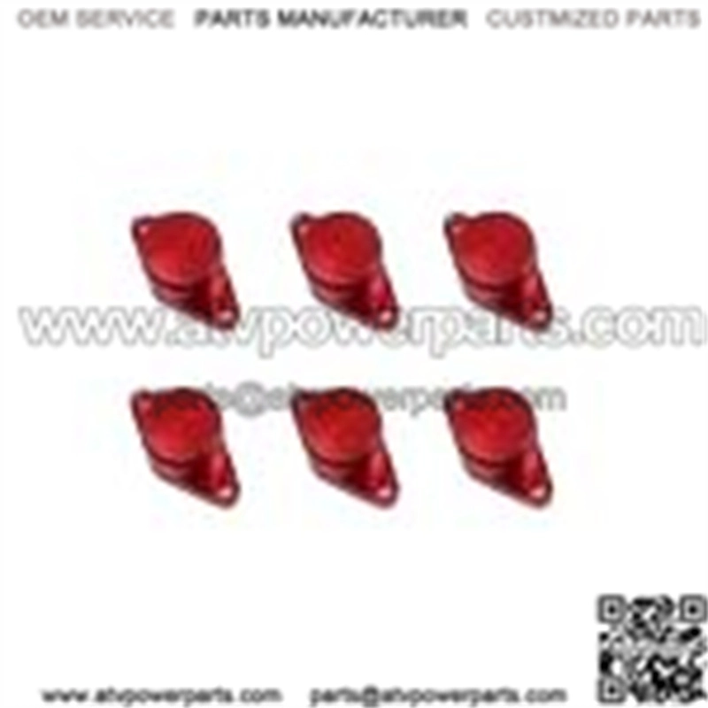 BMW Diesel Engine Eddy Swirl Flap Repair Kit 22MM 6PCS Without Leather Ring #Red