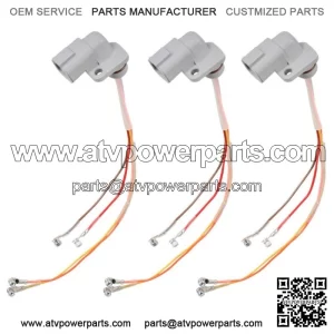 3Pcs Fuel Injector Wiring Harness For 03-04 Dodge Cummins Diesel 5.9L 05139865A