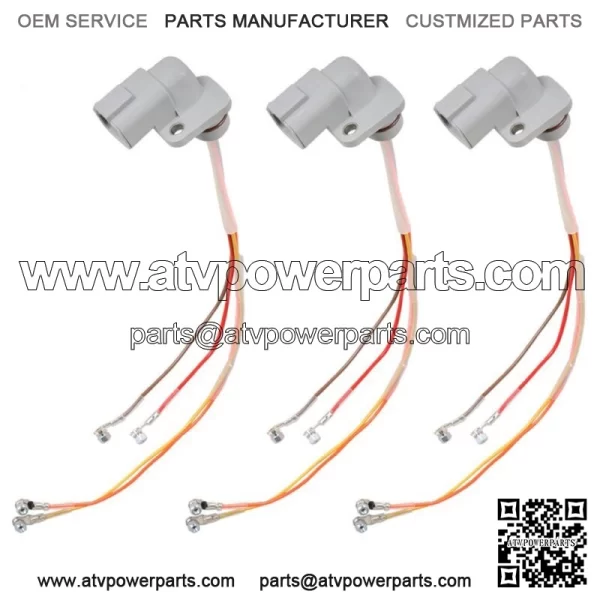 3Pcs Fuel Injector Wiring Harness For 03-04 Dodge Cummins Diesel 5.9L 05139865A