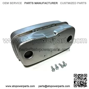 Exhaust muffler replaces 951-0616B 751-0616B Dual Inlet fits some MTD Cub Cadet Troy-Bilt Craftsman with Bolts