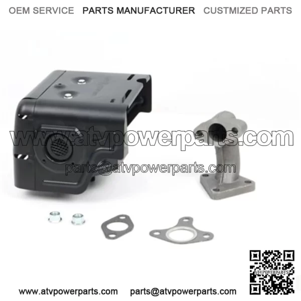 Fits For Honda GX270 GX240 Muffler Exhaust Assembly With Manifold 8HP & 9HP - Image 2