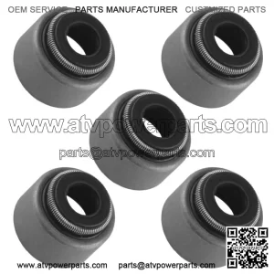 5X Valve Stem Seal For Yamaha Raptor 660R 2001-2005 (For: 2006 Yamaha Rhino 660)