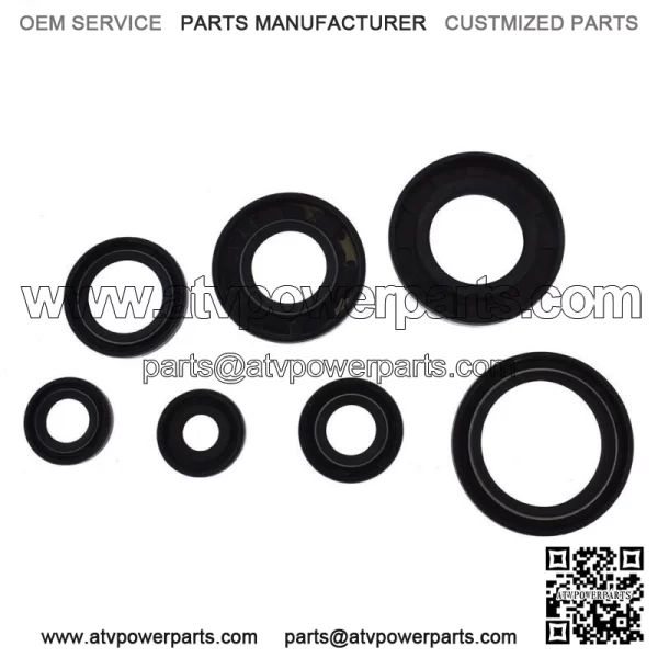 For Yamaha Blaster 200 YFS200 1988-2006 Engine Crank 7 Piece Oil Seal Set Kit - Image 2