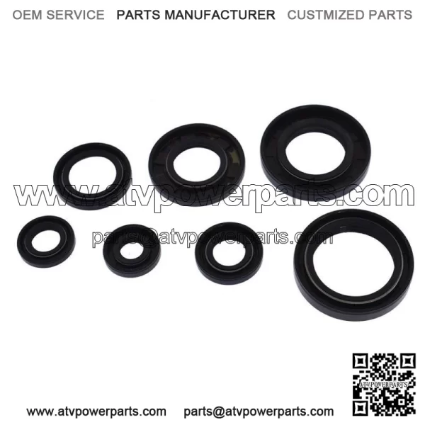 For Yamaha Blaster 200 YFS200 1988-2006 Engine Crank 7 Piece Oil Seal Set Kit - Image 3