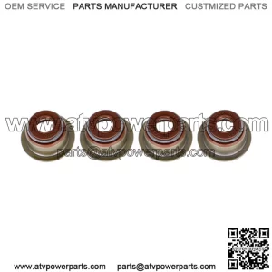 Set Of 4 Seals Valve Stem Seal For Ezgo 295cc / 350cc 4 Stroke Gas Golf Carts
