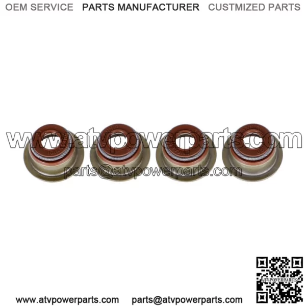 Set Of 4 Seals Valve Stem Seal For Ezgo 295cc / 350cc 4 Stroke Gas Golf Carts
