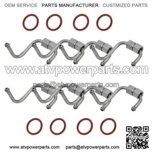 Set of 8 Fuel Injector Oring Line & Seal For Ford 6.4L Powerstroke Diesel AP0027