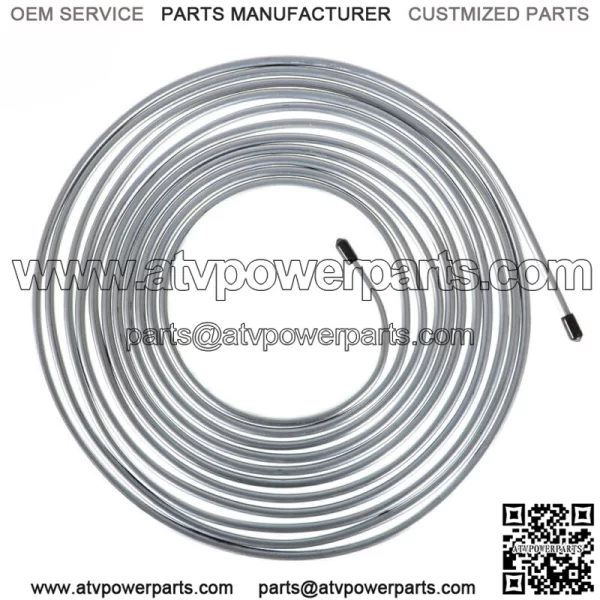 Zinc-Coated Steel Brake Line Tubing Kit 25 Ft. of 1/4 OD Direct Replacement - Image 2