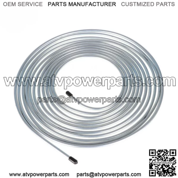 Zinc-Coated Steel Brake Line Tubing Kit 25 Ft. of 1/4 OD Direct Replacement - Image 3