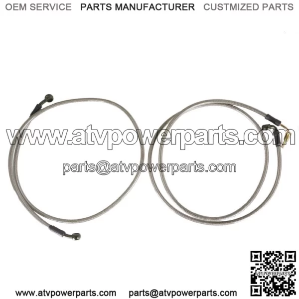 New Front/Rear Brake Lines For Polaris RZR 800/S 800/4 800/XP 900 1068 Extended