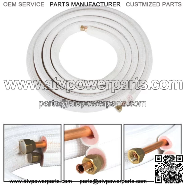 16 Feet 1/4" - 3/8" Dia Install Kit Fits For Mini Split Heat Pump Systems - Image 2