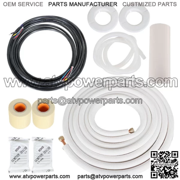 High Quality Install Kit For Mini Split Heat Pump Systems 1/4"-1/2" Dia. 25 Feet