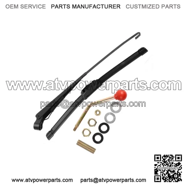 Manual Hand Operated Windshield Wiper for Polaris RZR XP 570 /900 /1000 Ranger (Fits: Yamaha Rhino 660)