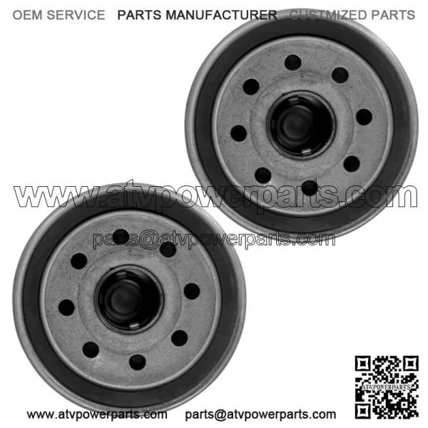 2 Pack Oil Filter for Yamaha YFM660 Grizzly YXR660 Rhino YFM450 Kodiak YFM450Fx (For: 2006 Yamaha Rhino 660) - Image 4