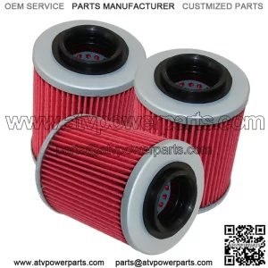 3 Pack Oil Filter for Can-Am Renegade 800R EFI X 800 1000 X Xc 2009 2011-2014