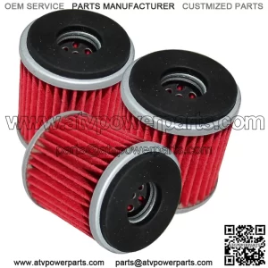 3 Pack Oil Filter for Yamaha YZ250F YZ450F 50Th Anniversary 2003-2011 2013-2020