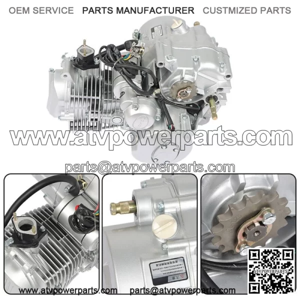 200cc 250cc 4-stroke CG250 Dirt Bike ATV Engine w/ Manual 5-Speed Transmission - Image 3