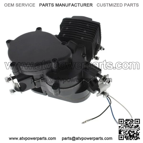 80cc Motorized Motorised Bicycle Bike Cycle 2 Stroke Gas Engine Motor Black - Image 3