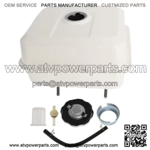 For Honda GX340 11HP GX390 13HP Fuel Tank Chrome Gas Cap Fuel Filter 6.4L