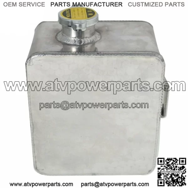 Universal Heavy Duty Aluminum Water Coolant Radiator Overflow Recovery Tank 2.5L - Image 2