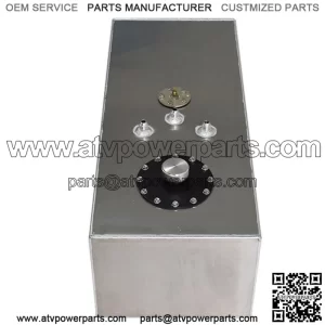 15 GALLON/57L ALUMINUM RACING/DRIFT FUEL CELL GAS TANK+CAP+LEVEL SENDER
