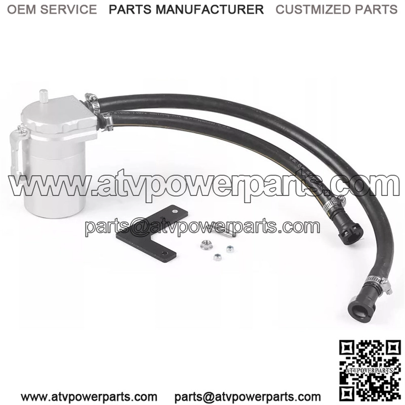05032 Engine Oil Breather Pot # Silver