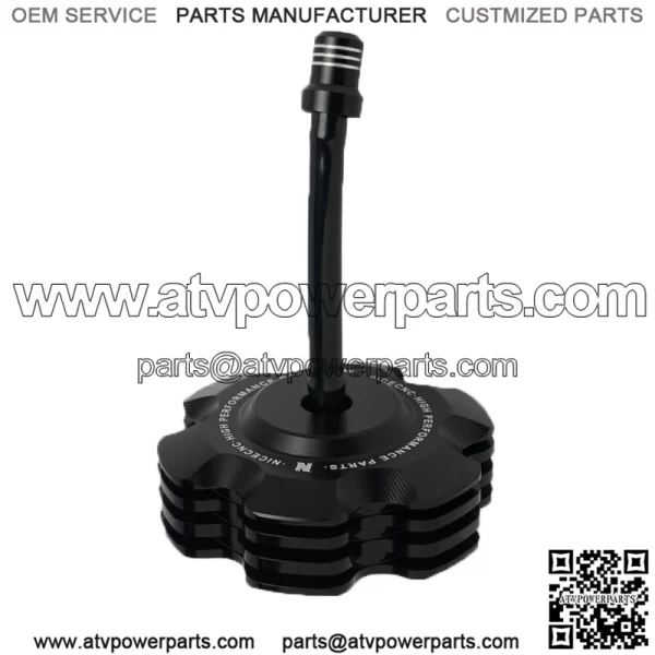 For YAMAHA 700 700R Aluminum Fuel Tank Gas Cap With Vent Hose 2006-2023 For: More than one vehicle