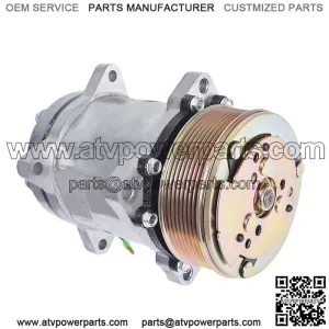 A/C Compressor With Clutch For 1985-1987 1988 1989 1990 Jeep Cherokee 2.1L 2.5L