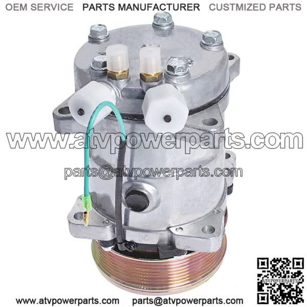 A/C Compressor With Clutch For 1985-1987 1988 1989 1990 Jeep Cherokee 2.1L 2.5L - Image 4