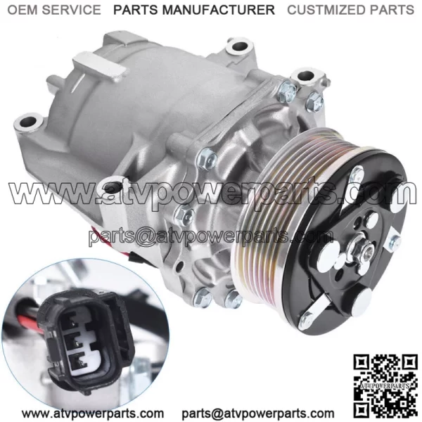 A/C AC Compressor w/Clutch For Honda Civic 1.8L 2006 2007 2008 2009 2010 2011 - Image 3