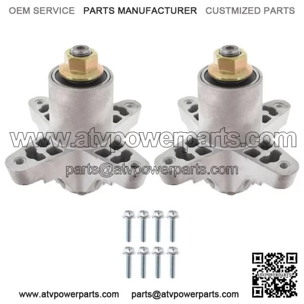 For MTD Cubcadet Troybilt 918-0142 618-0142 918-0138 618-0138 2 Spindle Assembly