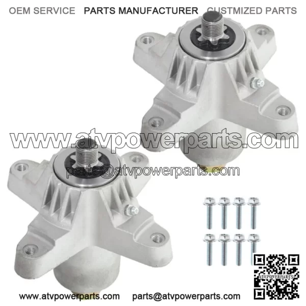For MTD Cubcadet Troybilt 918-0142 618-0142 918-0138 618-0138 2 Spindle Assembly - Image 2