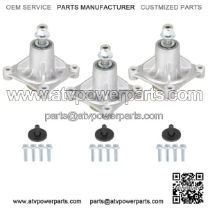 3 Set Deck Spindle Fits For Hustler 36 42 52 Inch Deck Raptor Limited 604214