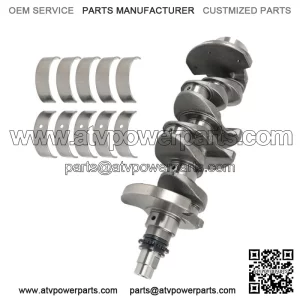 Crankshaft w/ Main Rod Bearing kit For 12-17 Hyundai Veloster Kia Rio Soul 1.6L