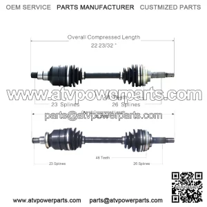 Pair Of 2 Front CV Joint Axle Shafts for Toyota Camry Corolla RAV4 Set (For: Toyota)
