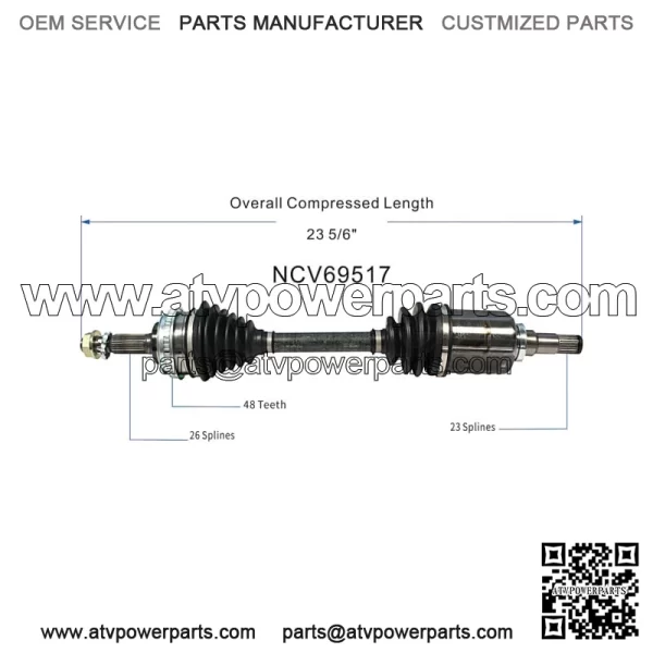 2x Front CV Joint Axle Shaft Fits Toyota Corolla LE CE VE Sedan 1.8L FWD 1993-02 (For: Toyota) - Image 3