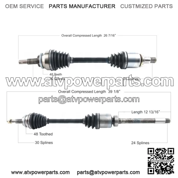 Pair Set of 2 Front AAR CV Axle Shafts For Lexus RX350 Toyota 3.5l AWD (For: Toyota)