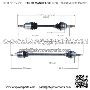 Pair Set of 2 Front CV Axle Shafts For Toyota Corola Manual FWD 5 Speed (For: Toyota)