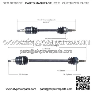 Pair Set of 2 Front CV Axle Shafts For Toyota Paseo Tercel (For: Toyota)
