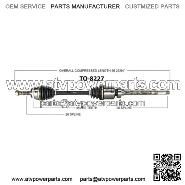 AWD For 2003 - 2005 2006 Toyota Matrix Pontiac Vibe Front Right CV Axle Shaft CA (For: Toyota)