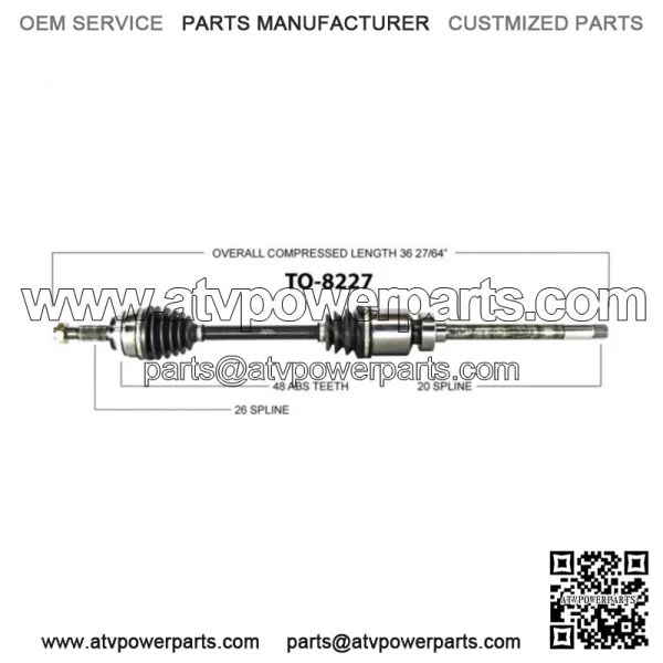AWD For 2003 - 2005 2006 Toyota Matrix Pontiac Vibe Front Right CV Axle Shaft CA (For: Toyota) - Image 2